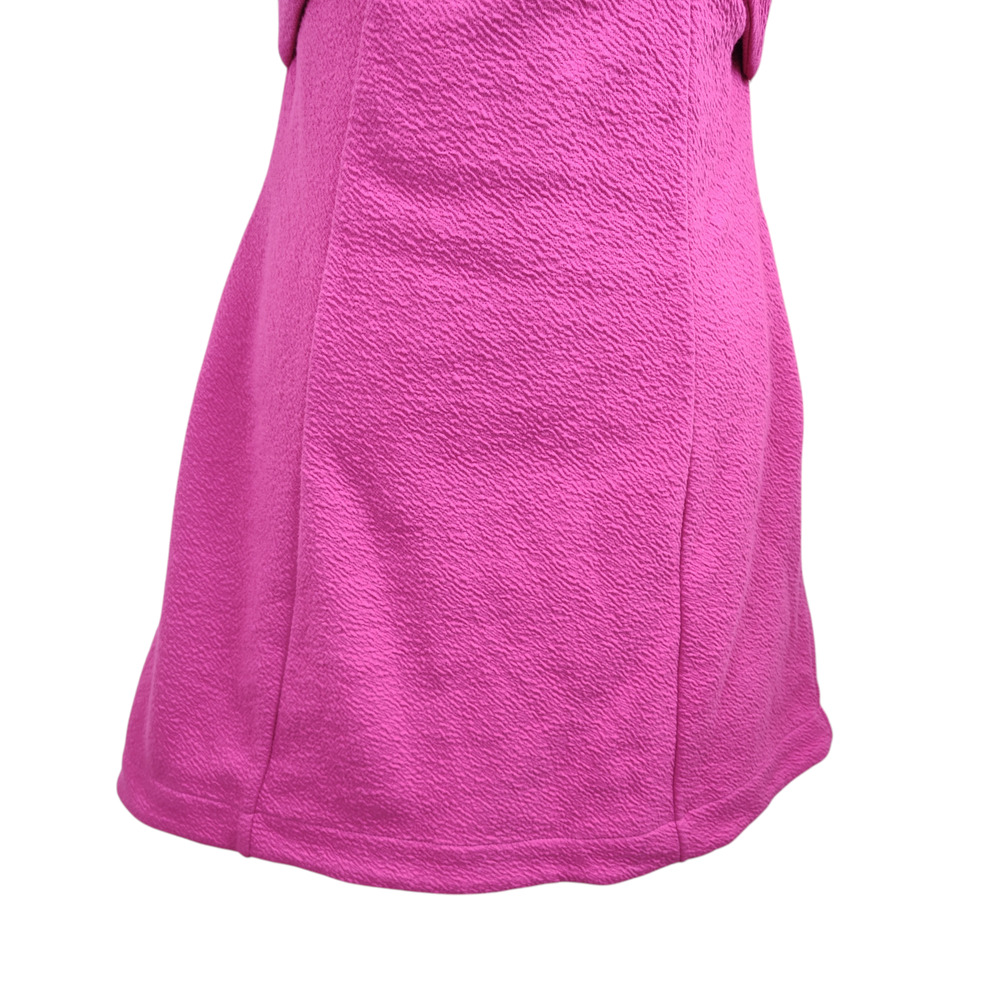 Anthropologie Maeve Dress Small Pink Twist Cutout Open Back Fit Flare $140 NWT - Picture 6 of 16